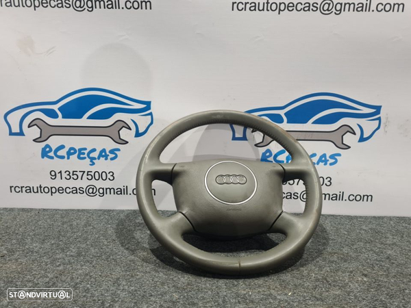 VOLANTE GUIADOR COMPLETO AUDI A3 8L PELE AIRBAG - 4