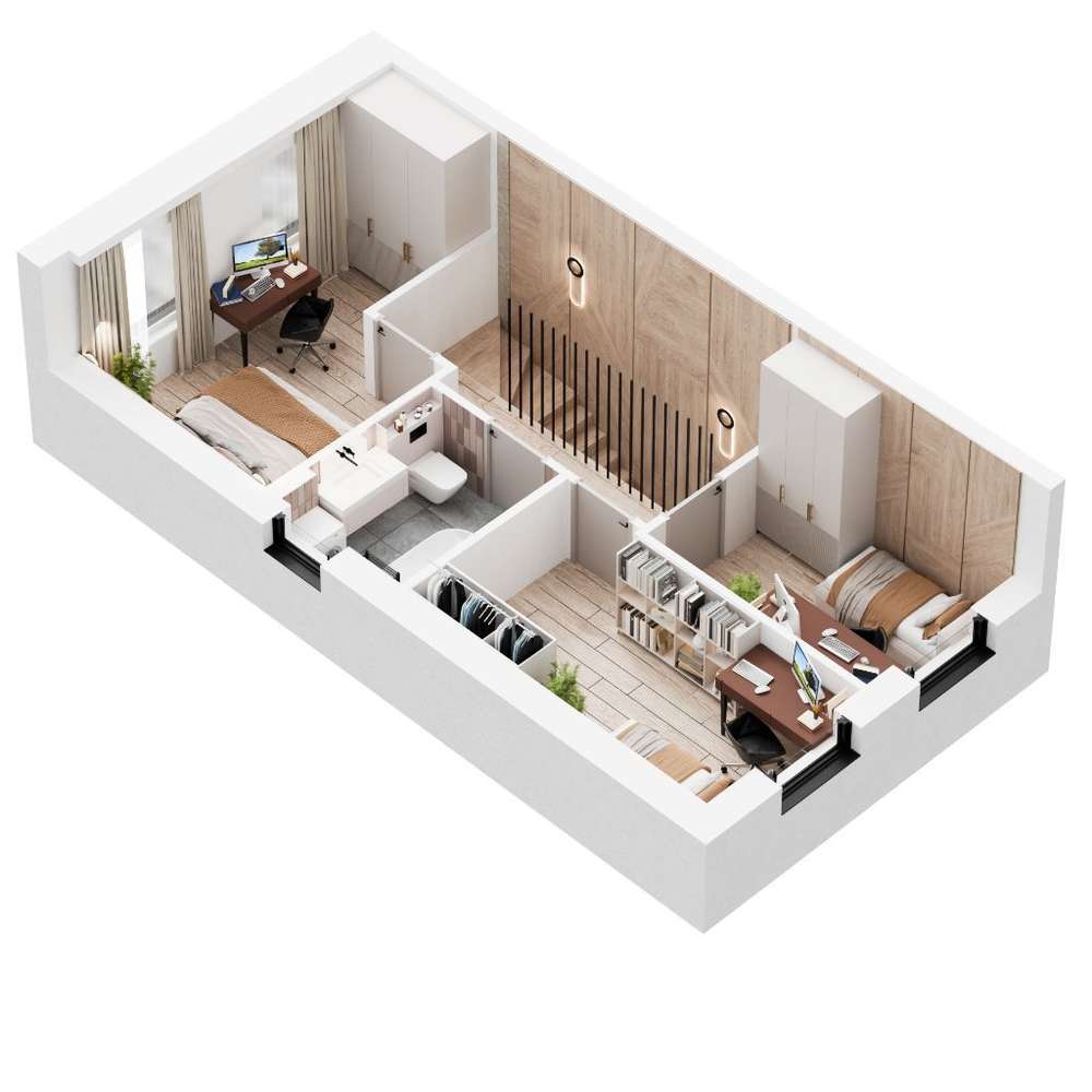 Dom jednorodzinny dwulokalowy - Pełny obrazek: 4/7