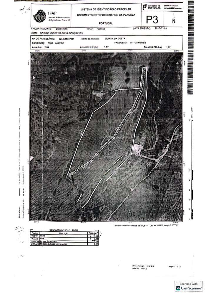 Terreno  Venda em Cambres,Lamego - Grande imagem: 4/15
