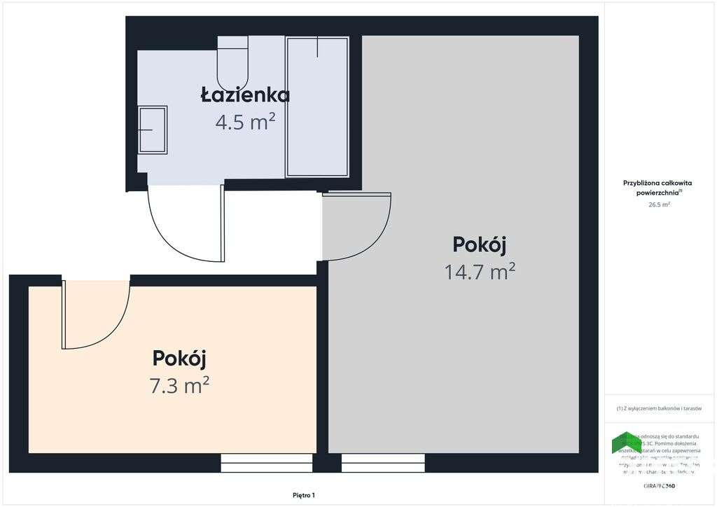 Bliźniak z garażem, 3 poziomy, bardzo zadbany-17