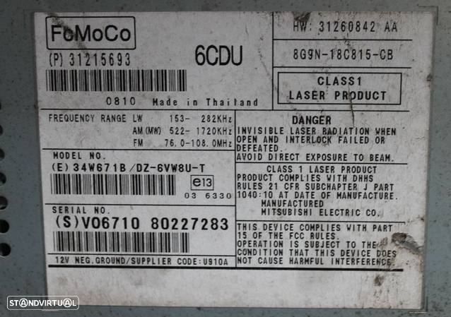 Conjunto Auto Radio Volvo XC60 - 6