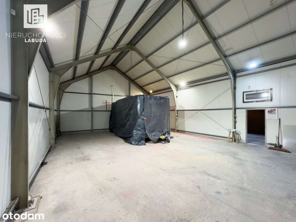 Hala 320m² przy głównej drodze w Zblewie-9