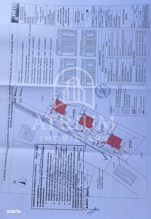 Oportunitate!Teren intravilan autorizat 3 unitati locative 1607 mp, Fl-5