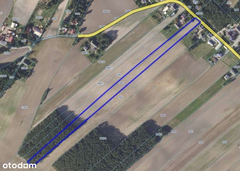 Działka budowlana z własnym lasem i asfaltowym dojazdem, media!-6