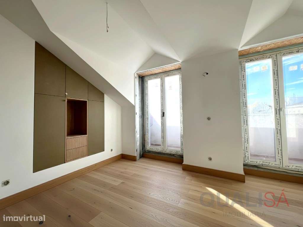 Apartamento T1 novo, com varanda e lugar de garagem em S. Vítor em ... - Grande imagem: 5/20