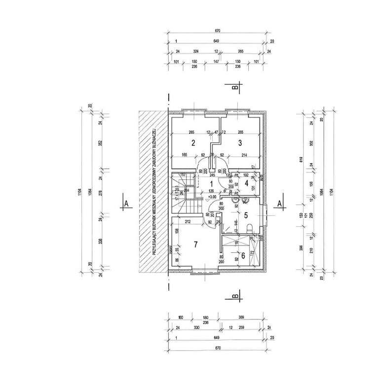 Nowoczesny dom w zabudowie bliźniaczej-7