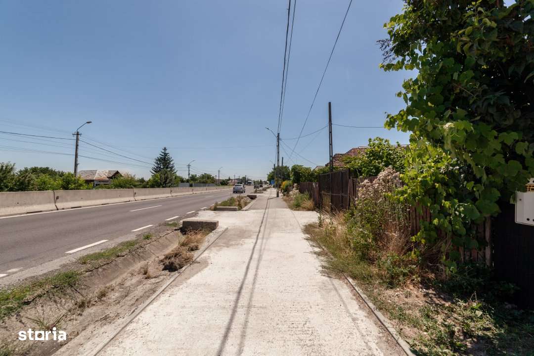 Investitie teren de 3408 mp de 45e/mp -DN 73 E-la 1 min de Pitesti! - Imagine principală: 3/4