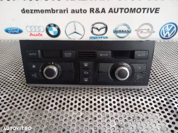 Panou Modul Clima Dublu Climatronic Audi Q7 4L Cod 4L0820043E - Dezmembrari Arad - 5