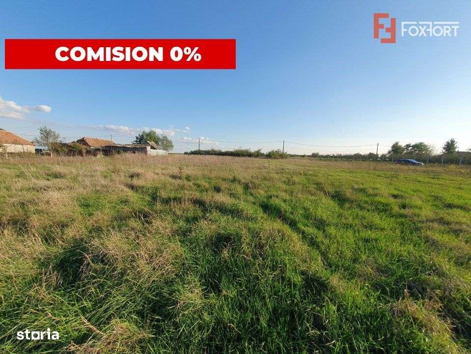 Comision 0% Teren intravilan de 3346 mp cu 2 fronturi - Jebel - Imagine principală: 5/8