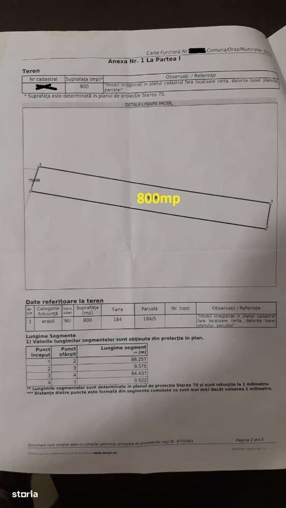 Teren extravilan îngrădit Cristur 800mp lângă râul Cerna-5