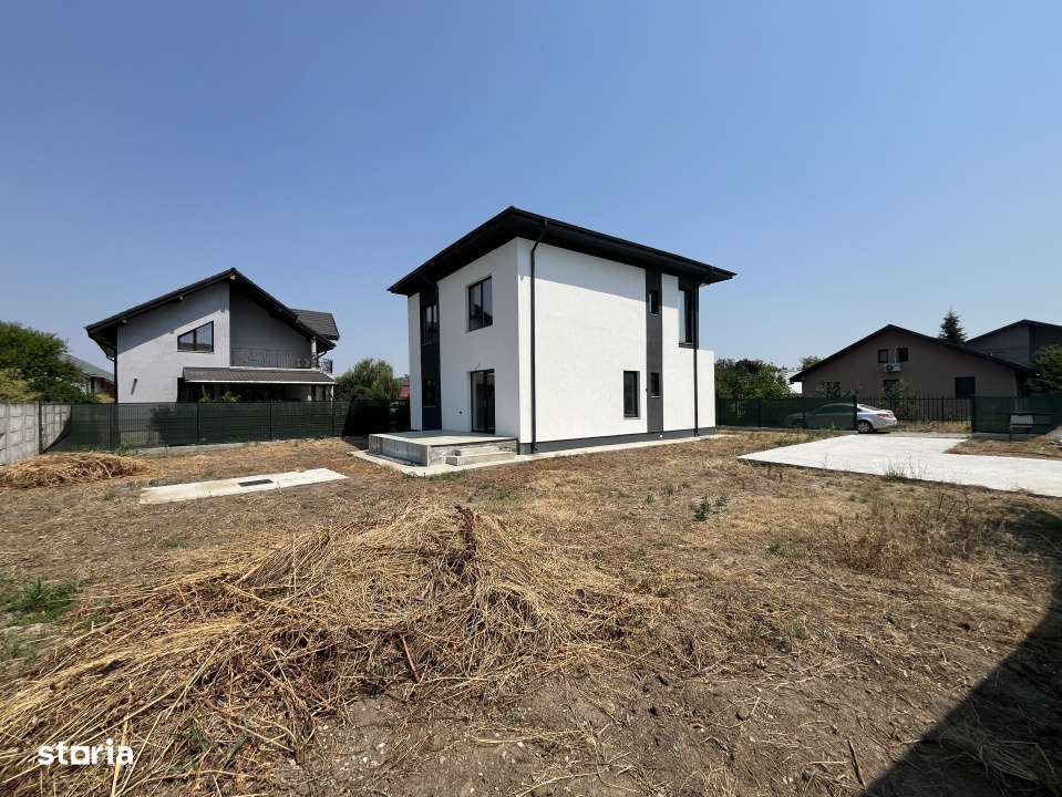 De vanzare vila individuala ''la alb'' 5 camere teren generos Corbeanc-2