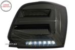 Stopuri Full LED VW POLO 6R 6C 61 (2011-2017) Semnal Dinamic Vento Look Fumuriu- livrare gratuita - 12
