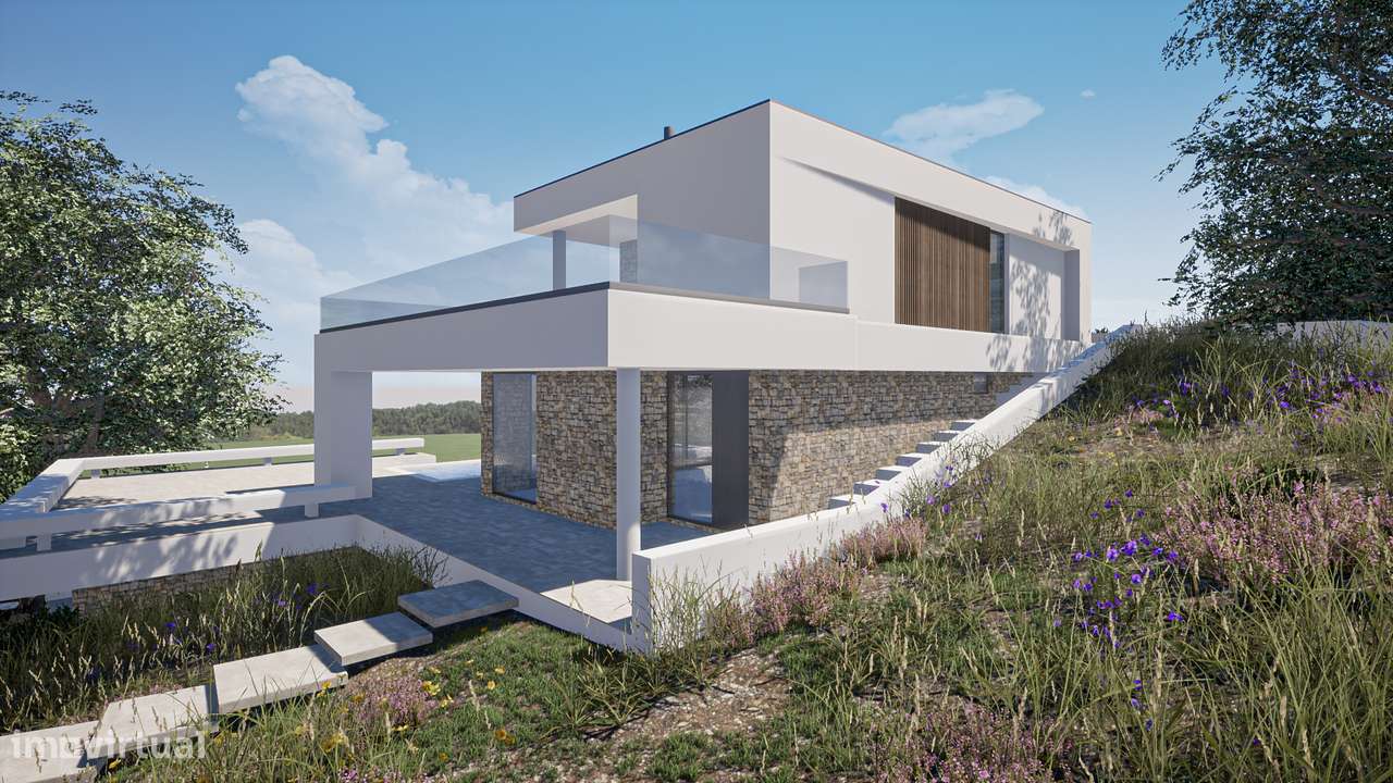 Terreno urbano com projeto aprovado para moradia T3 com piscina - Grande imagem: 5/11