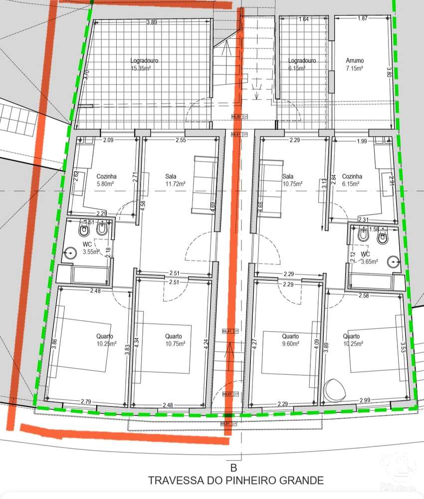 Apartamento T2 com terraço em Campanhã - S. Roque da Lameira-13