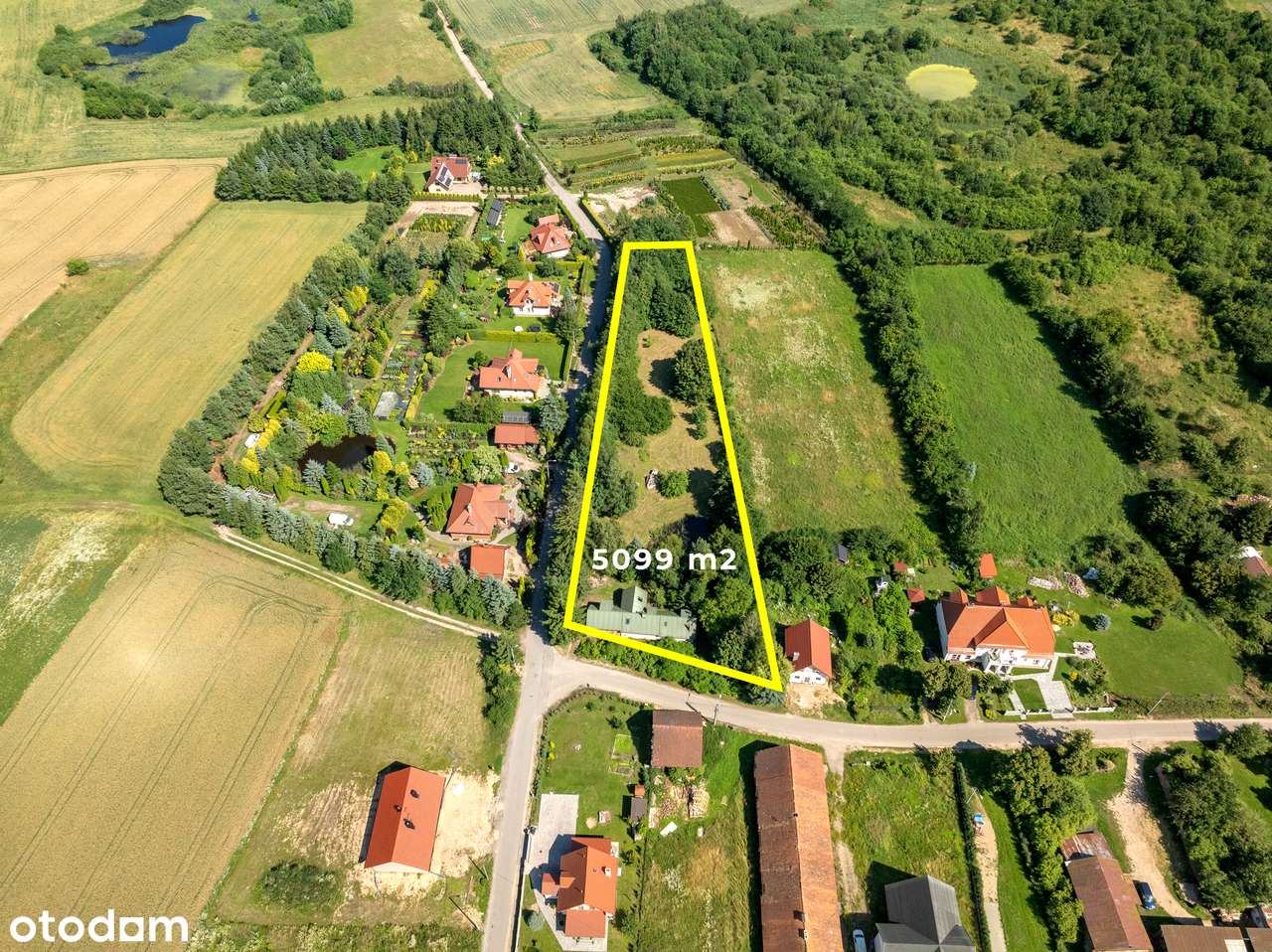 Siedlisko z prywatnym parkiem i stawem | Sudwa k. Olsztynka|5099 m²