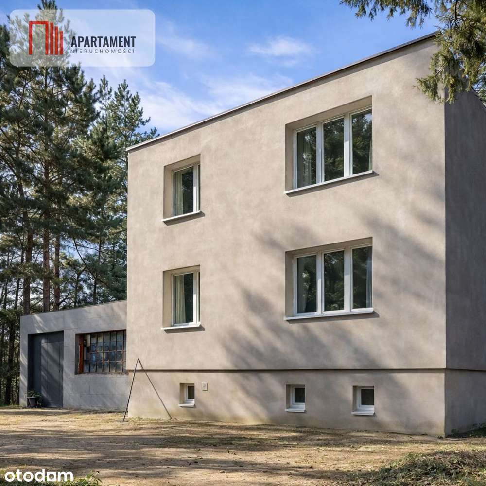 Dom z warsztatem samochodowym