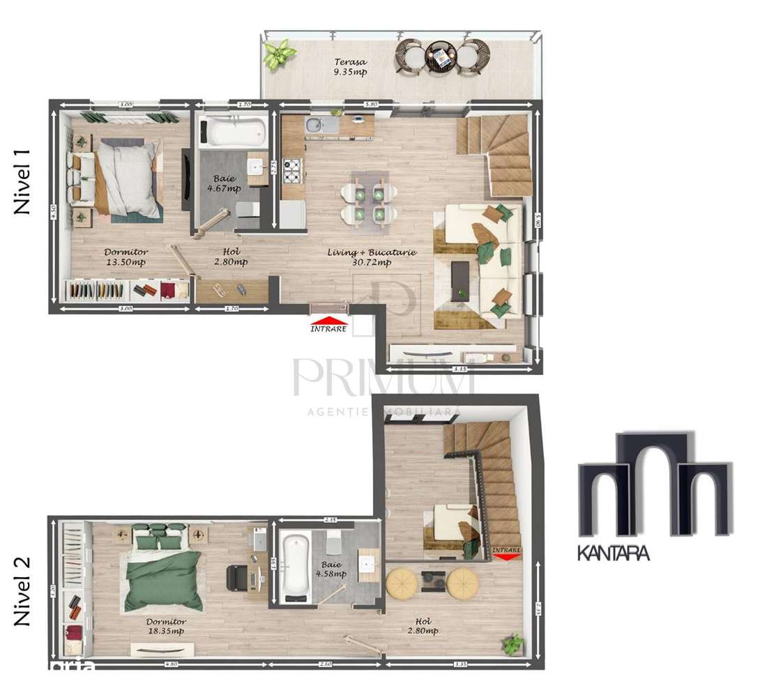 GIROC | 3 CAM | 2 NIVELE | 2 BAI | 2xPARCARE | INCALZIRE PARDOSEALA-8