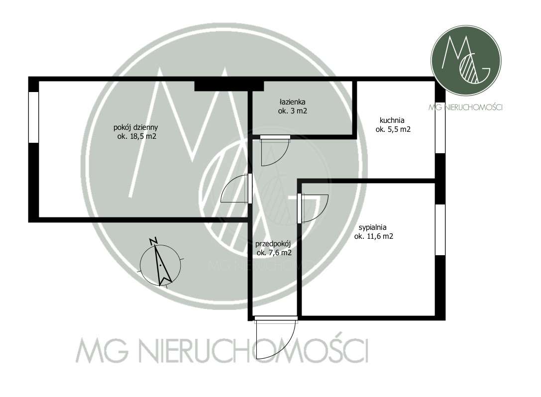 Gdynia centrum, 2 osobne pokoje, wyposażone-5