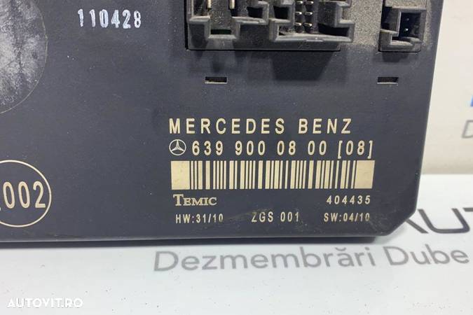 Calculator modul confort Mercedes Vito 2.2 Euro 5 Cod 6399000800 - 1