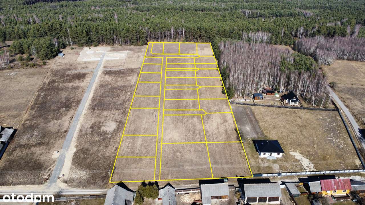 Piękne działki pod samym lasem, Smyków (gm. Raków) - Pełny obrazek: 1/14