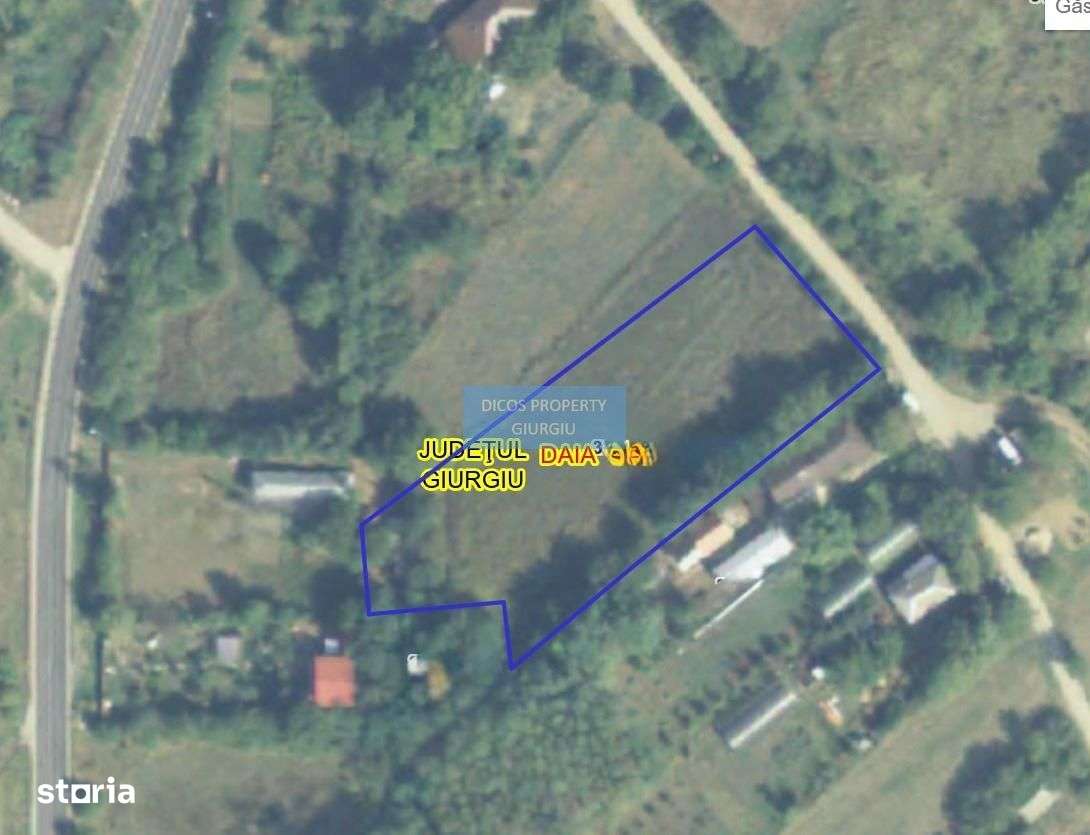 teren intravilan  sat Daia, județul Giurgiu,Dealul Florilor - Imagine principală: 4/5