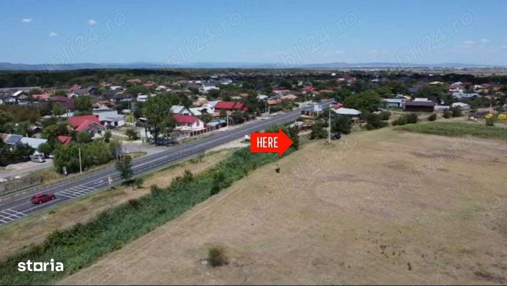 Teren intravilan 13300mp- deschidere stradala 72ml. - Imagine principală: 4/4