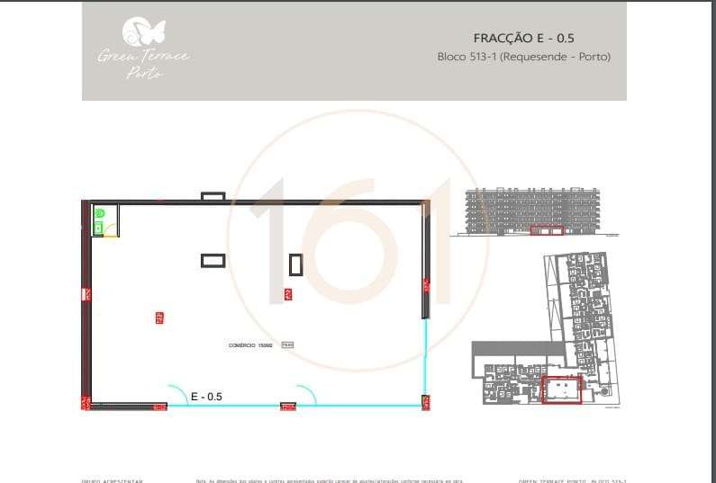 Loja Comercialc om 150 m2 ,  inserida no Green Terrace em Ramalde - Po - Grande imagem: 4/6