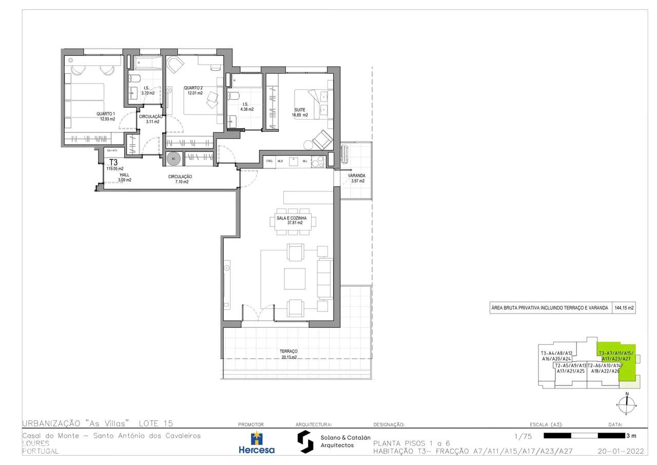 T3 Loures | Varandas | Garagem-25