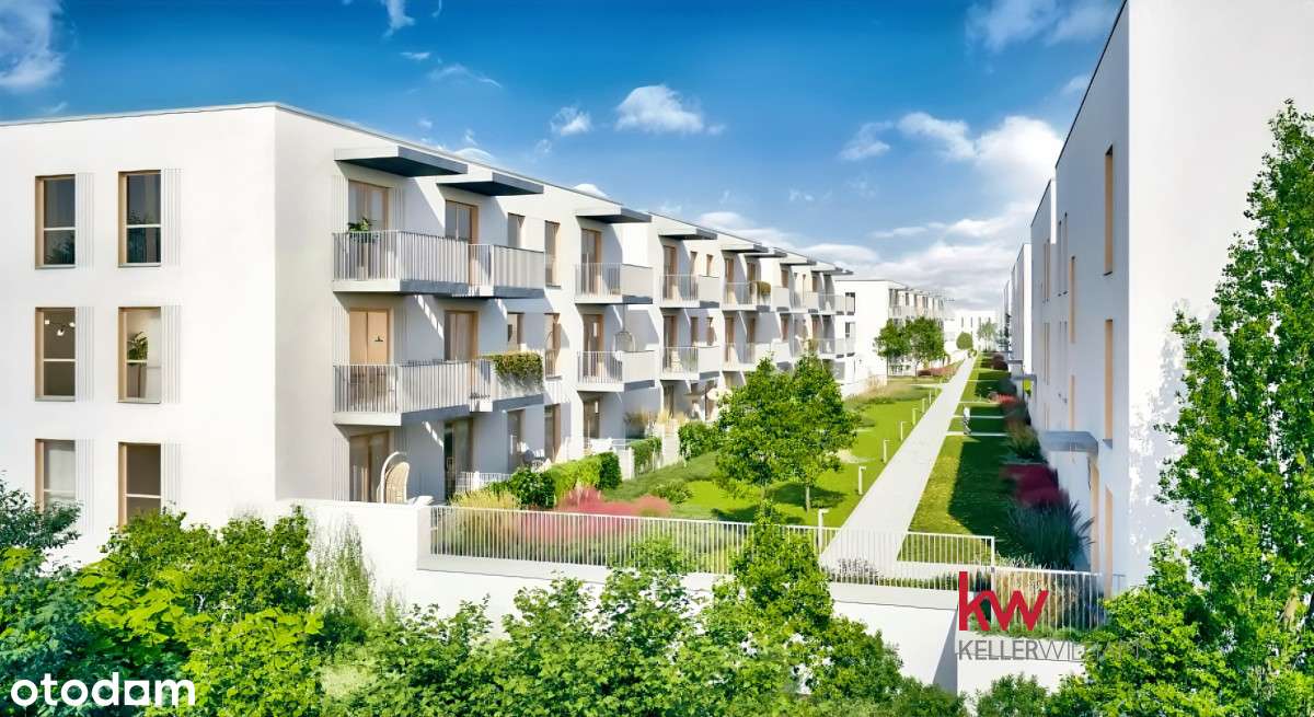 3-pokojowe 55,96 m², z ogrodem bez prowizji i Pcc - Pełny obrazek: 2/6