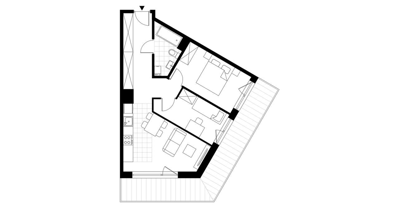 Ultradom | mieszkanie 3-pok. | M134 - Pełny obrazek: 5/10