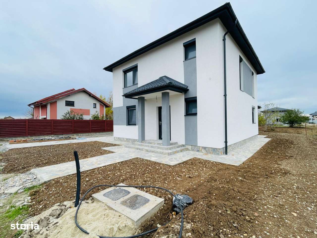 Imobiliare Domnesti  Casa P+1 teren 430 m zona centrala-11