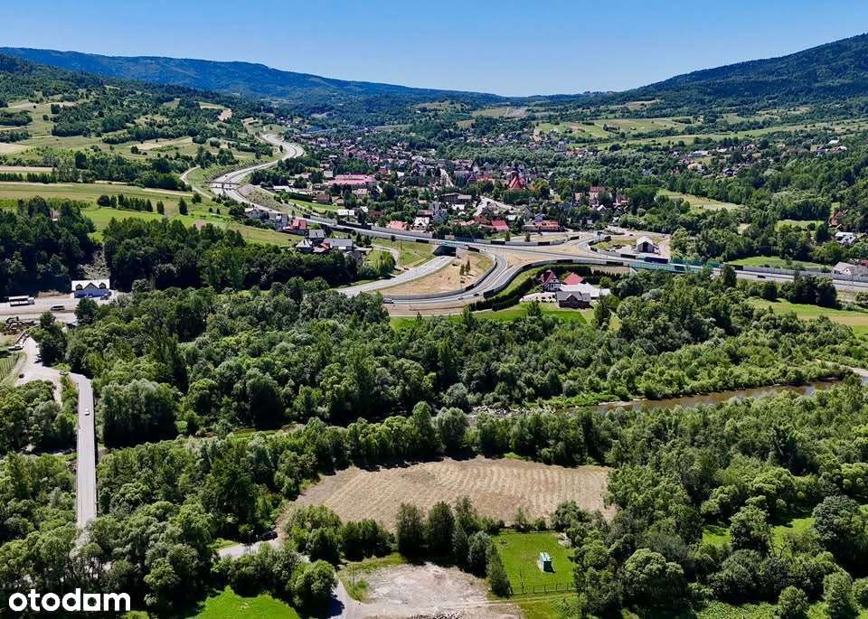 Działka nad rzeką Rabą- idealna pod rekreację lub glamping /LUBIEŃ - Pełny obrazek: 4/8