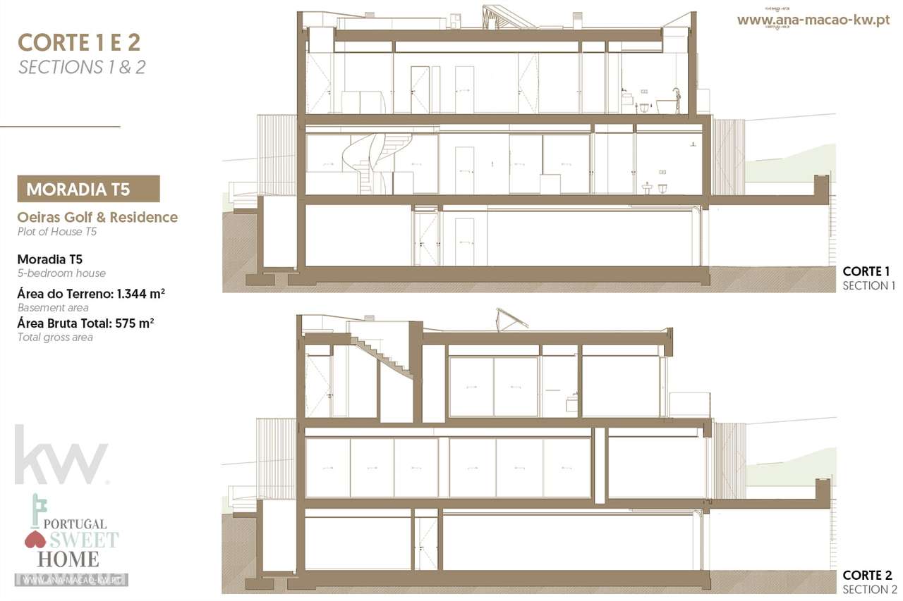 Moradia de Luxo T5, com Piscina e Garagem para 2 viaturas, Lote 33-37