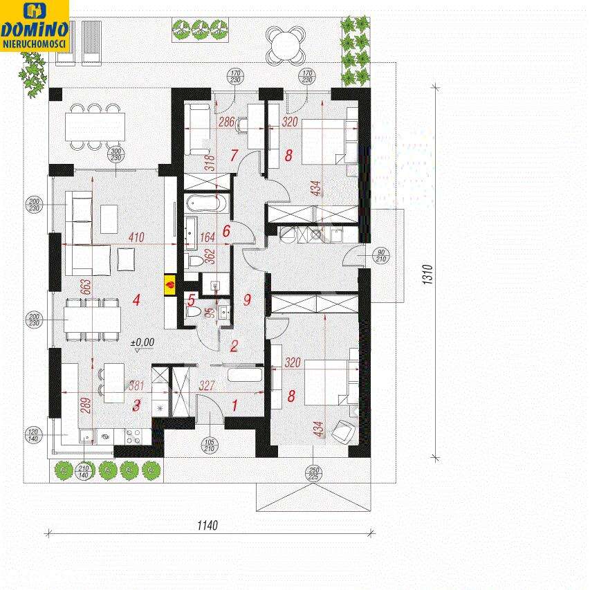 Dom parterowy sprzedaż Jasionka, Łąka, sten surowy lub deweloperski. - Pełny obrazek: 5/5