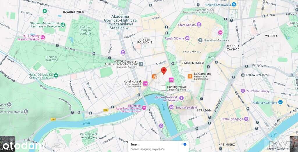 2 lub 3 pokoje,62m2,balkon,widok na Wawel-19