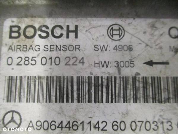 MODUŁ SENSOR AIR BAG SPRINTER 906 0285010224 - 2