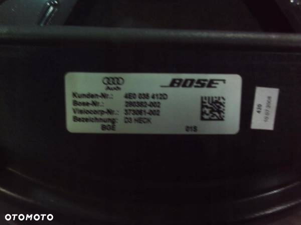 AUDI A8 D3 08R GŁOŚNIK 8T0035412D - 4