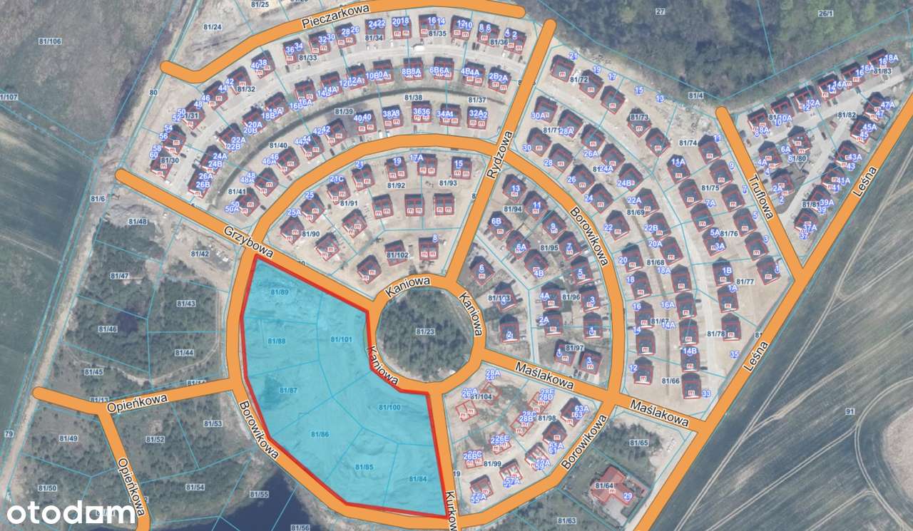 Działki z pozwoleniem na budowę - 96 lokali-PUM 3600m2