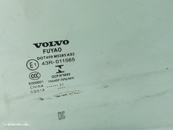 Vidro Porta Tras Esquerdo Volvo V60 Ii (225, 227) - 2