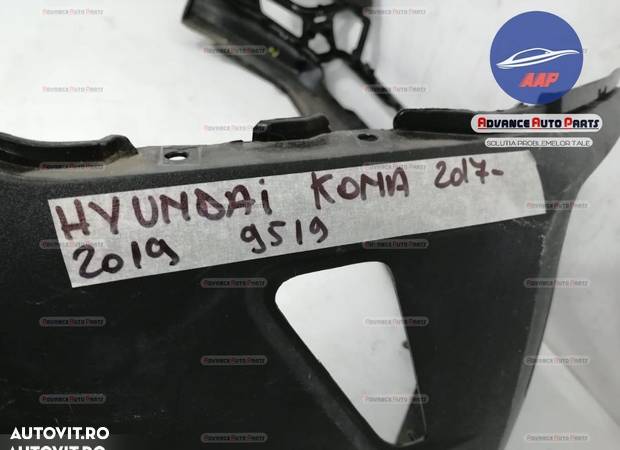 Fusta spoiler bara fata originala Hyundai Kona 1 2017 2018 2019 OEM - 7