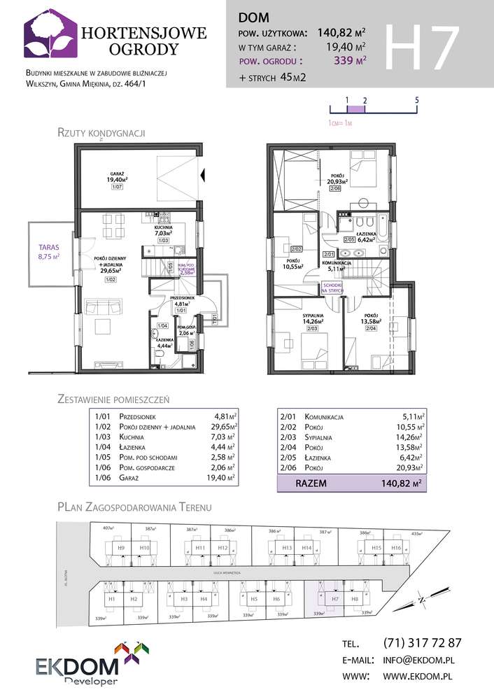 Hortensjowe Ogrody – nowoczesny bliźniak w centrum Wilkszyna - Pełny obrazek: 4/9