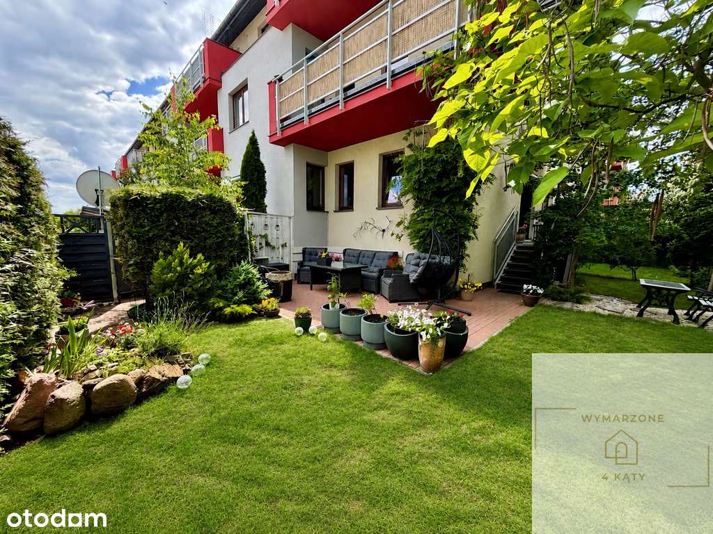4 pokoje z ogrodem 115 m | garaż | komórka