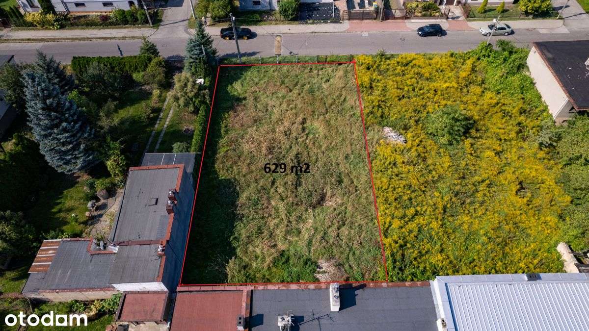 Działka na osiedlu domów, Konstantynów ł., 629 m2-10