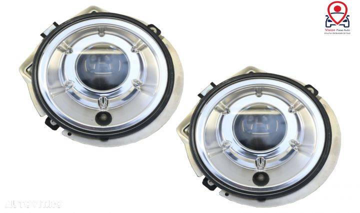 Faruri Crom si Lampi Semnalizare LED Bi-Xenon Look Tuning Mercedes-Be - 2