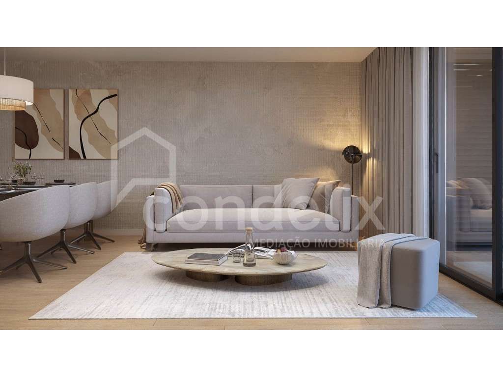 Apartamento T3 com varanda para venda em Valongo-3