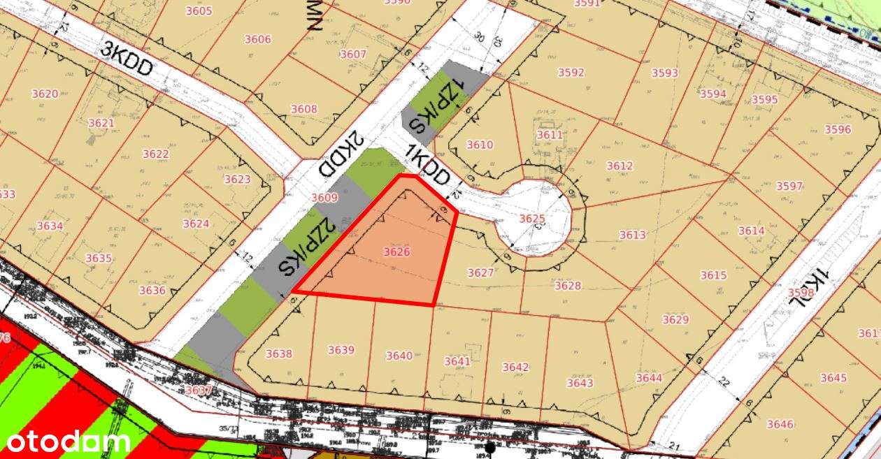 Działka budwlana w Trzebnicy - Pełny obrazek: 3/3