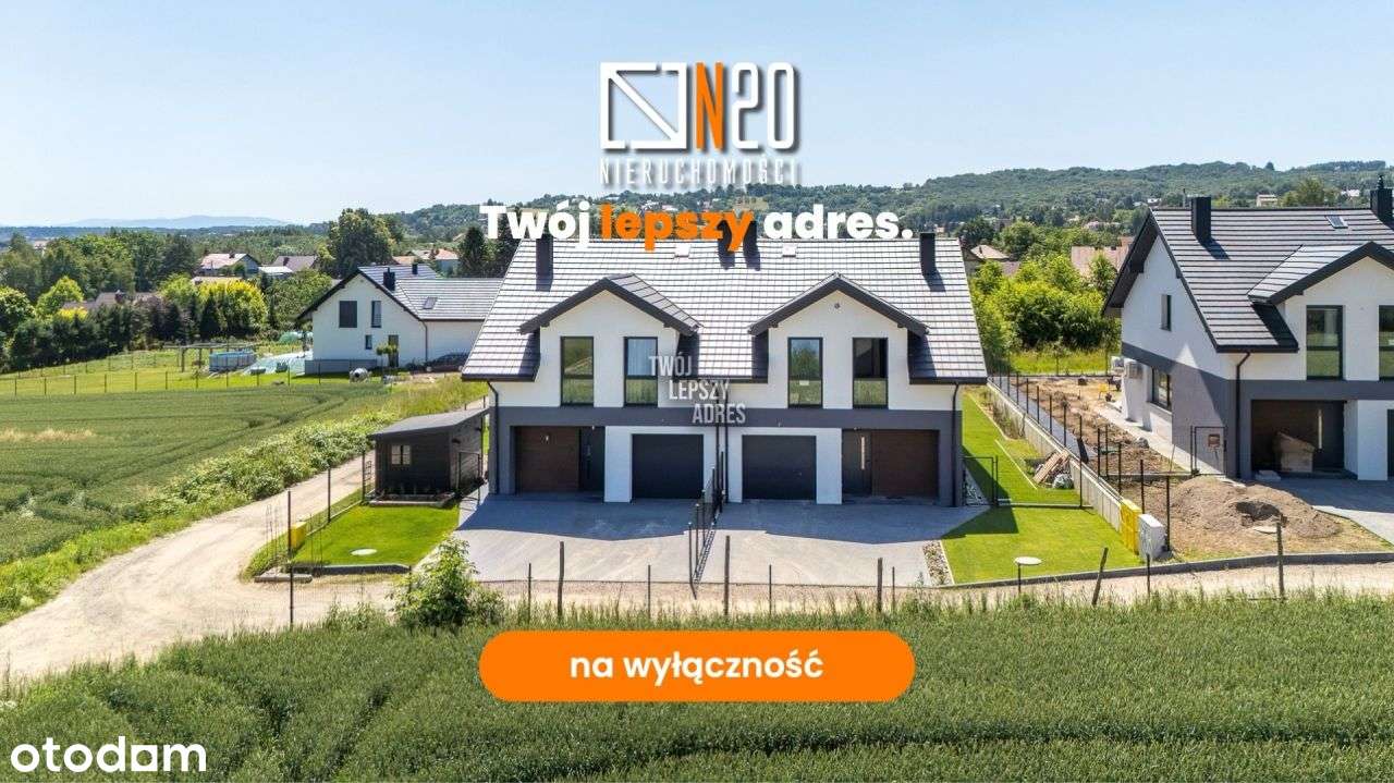 Nowe domy pod Wieliczką 6 pokoi z garażem