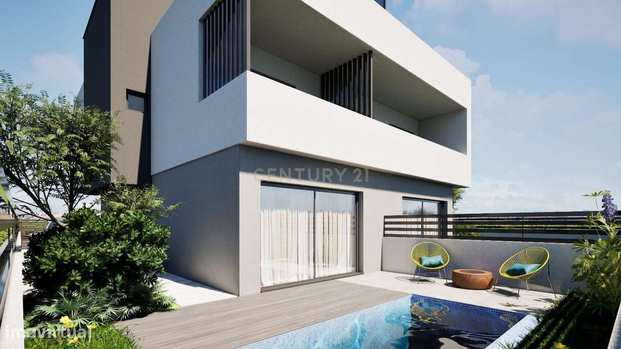 Moradia T4 com Piscina Nova Construção Fernão Ferro - Grande imagem: 5/10