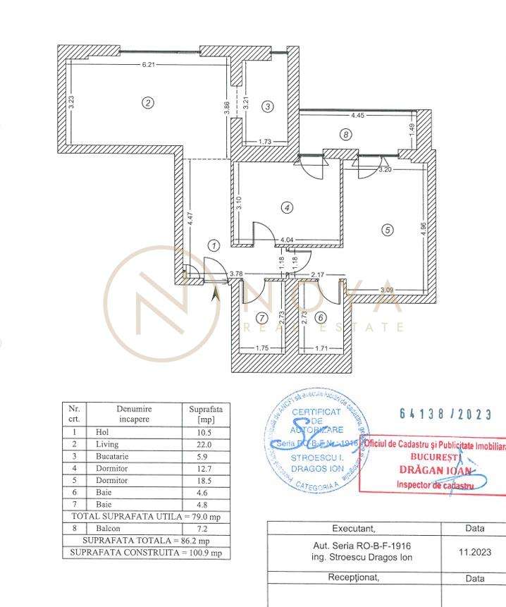 Apartament cu 3 camere One Cotroceni Park - Parcare optional | Multipl-13