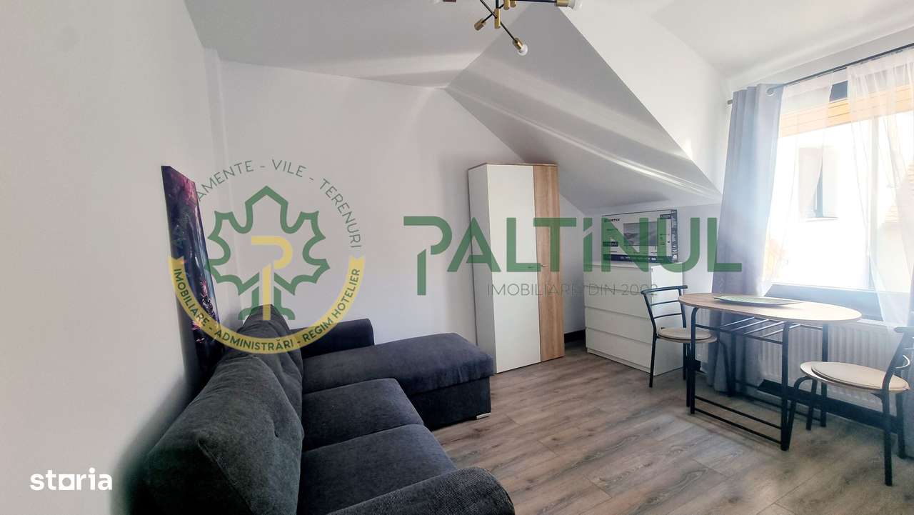 Garsonieră de închiriat pe termen scurt Turnișor Sibiu – modernă, mobi - Imagine principală: 1/3